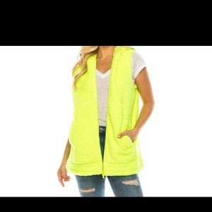 Neon Hooded Vest